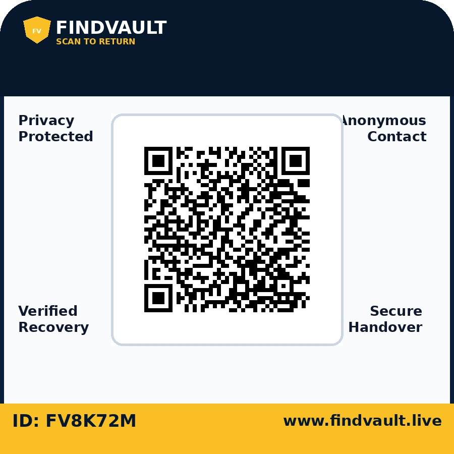 Universal FindVault QR tag